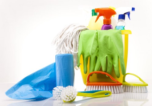 Professional office cleaning services in W4 for desks and shared spaces
