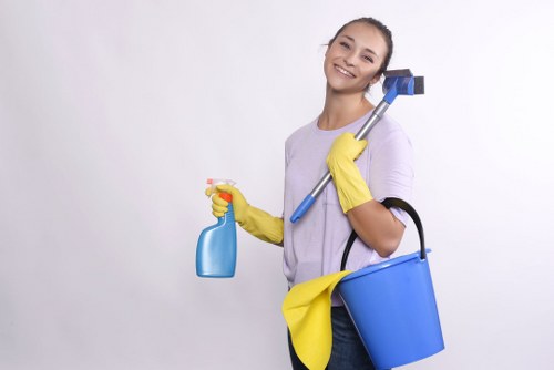 Complaint review meeting focused on cleaning service standards