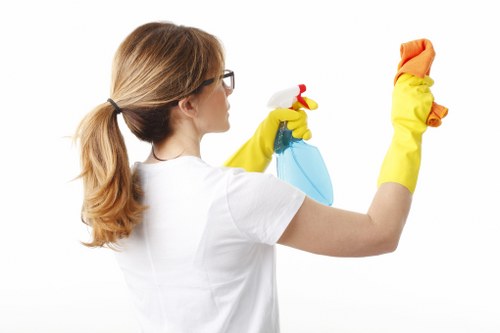 Risk assessment being reviewed before cleaning starts