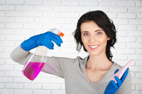 Kitchen and bathroom cleaning support for local households in W4