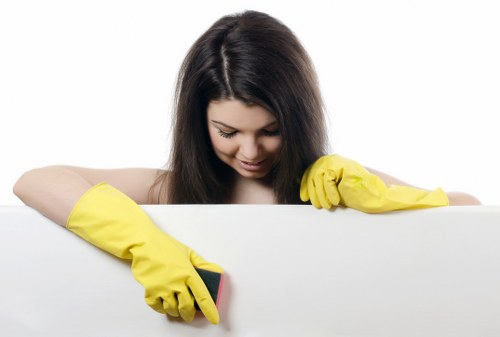Regular domestic cleaning in W4 for a bright family bathroom