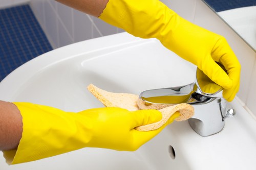 Customer service agreement details for a cleaning appointment